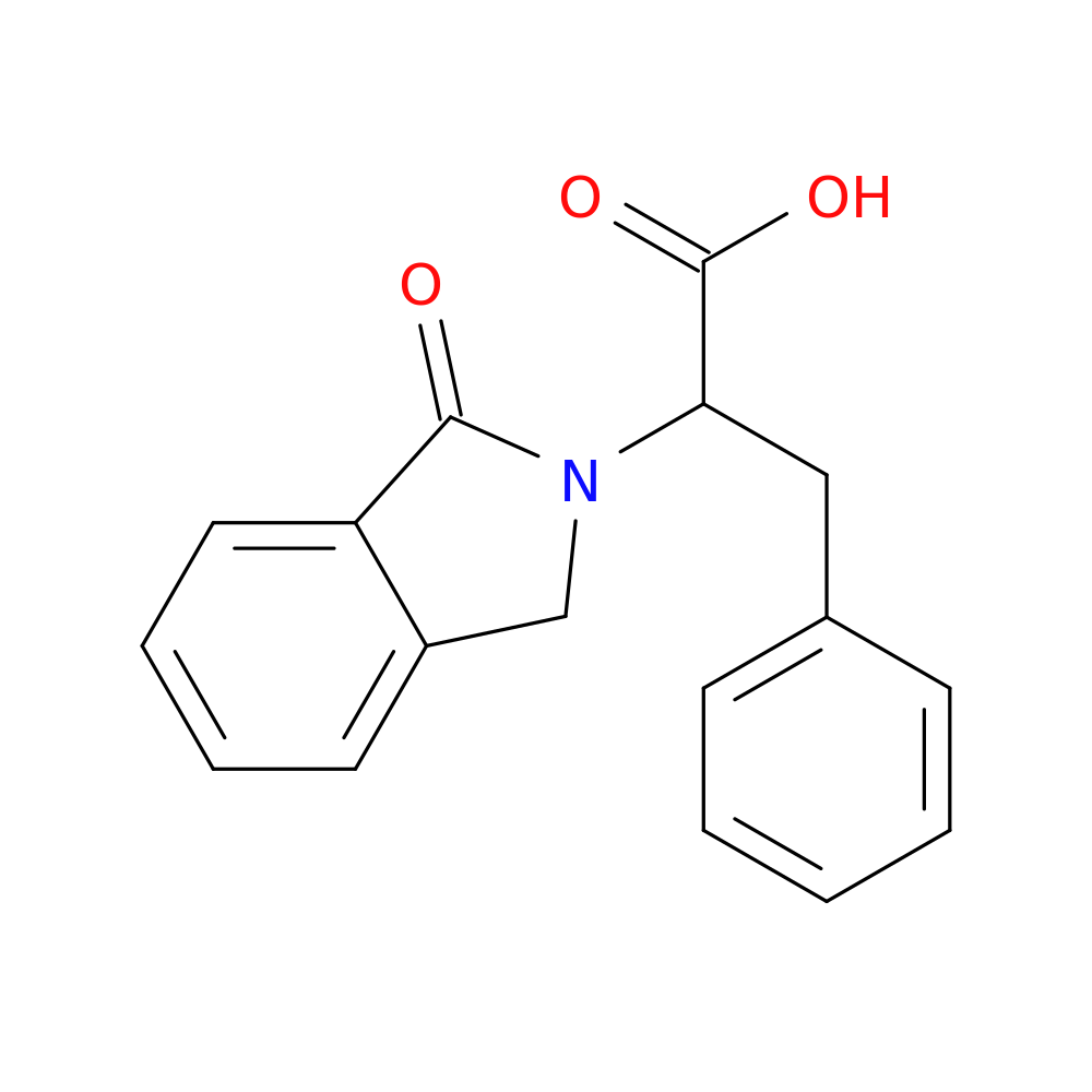 2-(1-oxo-2,3-dihydro-1H-isoindol-2-yl)-3-phenylpropanoic acid