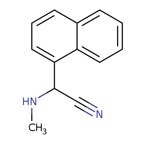 2-(methylamino)-2-(naphthalen-1-yl)acetonitrile