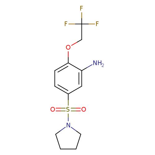 5-(pyrrolidine-1-sulfonyl)-2-(2,2,2-trifluoroethoxy)aniline