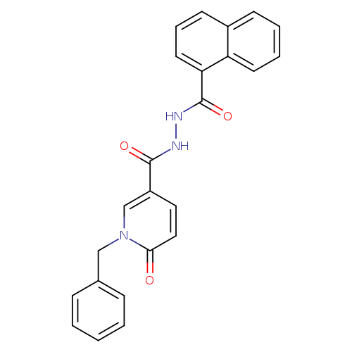 N'-(1-benzyl-6-oxo-1,6-dihydropyridine-3-carbonyl)naphthalene-1-carbohydrazide