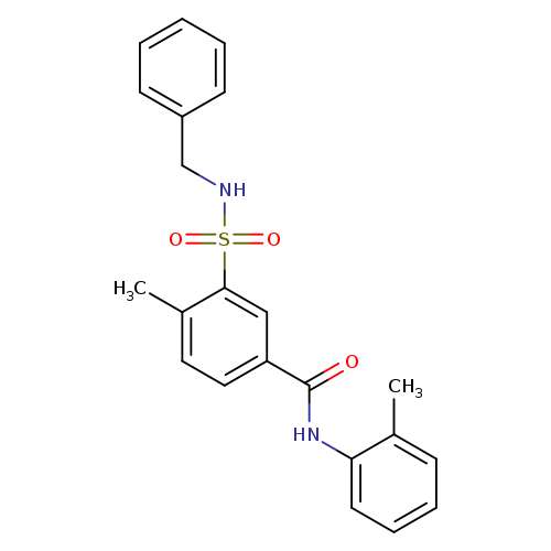 3-[(benzylamino)sulfonyl]-4-methyl-N-(2-methylphenyl)benzamide