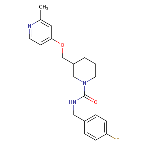 N-[(4-fluorophenyl)methyl]-3-{[(2-methylpyridin-4-yl)oxy]methyl}piperidine-1-carboxamide