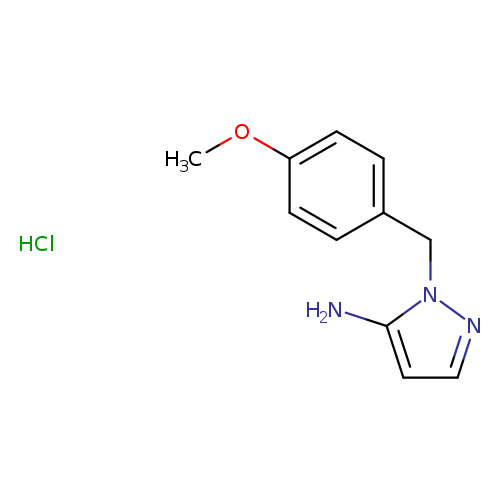 1-(4-Methoxybenzyl)-1h-pyrazol-5-amine, HCl