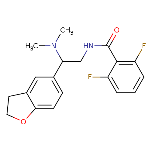 N-[2-(2,3-dihydro-1-benzofuran-5-yl)-2-(dimethylamino)ethyl]-2,6-difluorobenzamide