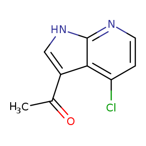 Ethanone, 1-(4-chloro-1H-pyrrolo[2,3-b]pyridin-3-yl)-