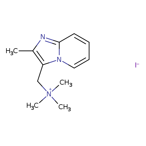 Trimethyl((2-methylimidazo[1,2-a]pyridin-3-yl)methyl)azanium iodide