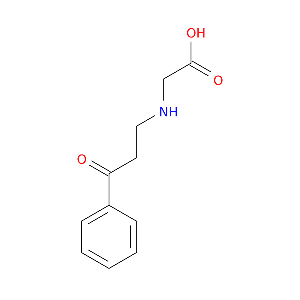 2-((3-Oxo-3-phenylpropyl)amino)acetic acid