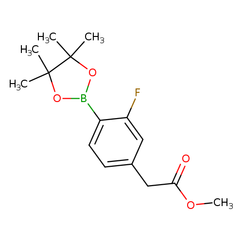 Methyl 2-(3-fluoro-4-(4,4,5,5-tetramethyl-1,3,2-dioxaborolan-2-yl)phenyl)acetate