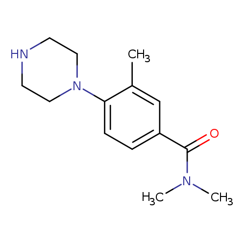 N,N,3-trimethyl-4-(piperazin-1-yl)benzamide
