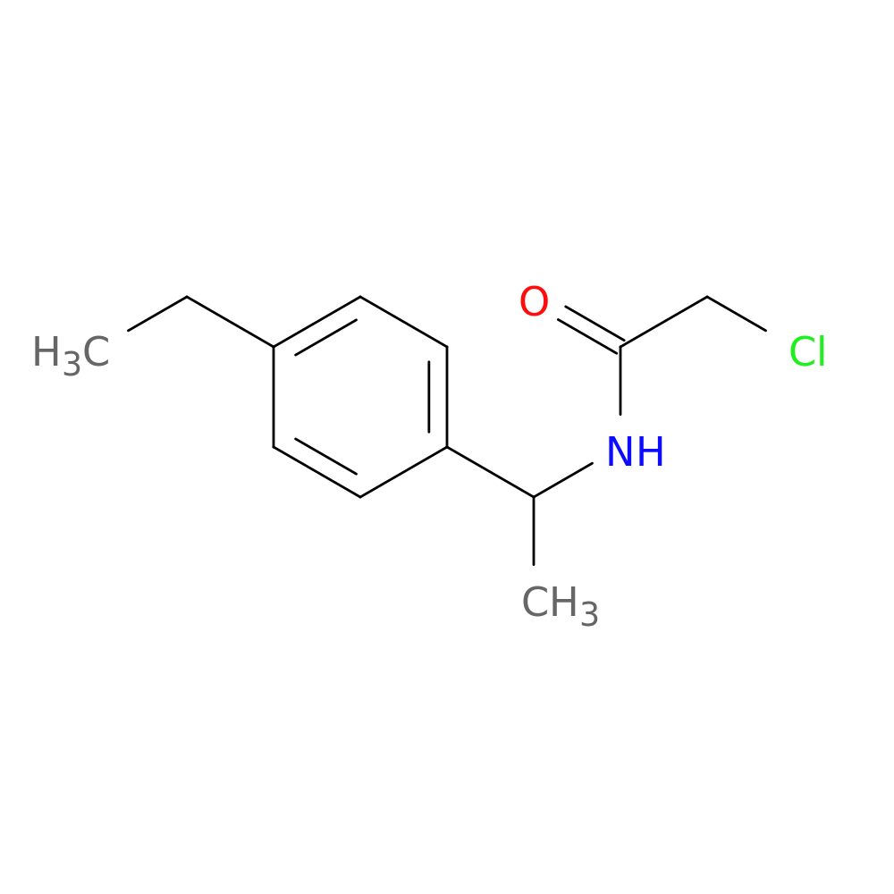 2-chloro-N-[1-(4-ethylphenyl)ethyl]acetamide