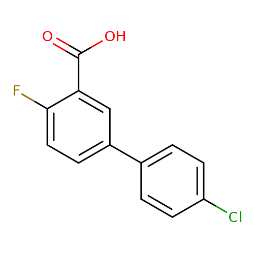 5-(4-Chlorophenyl)-2-fluorobenzoic acid