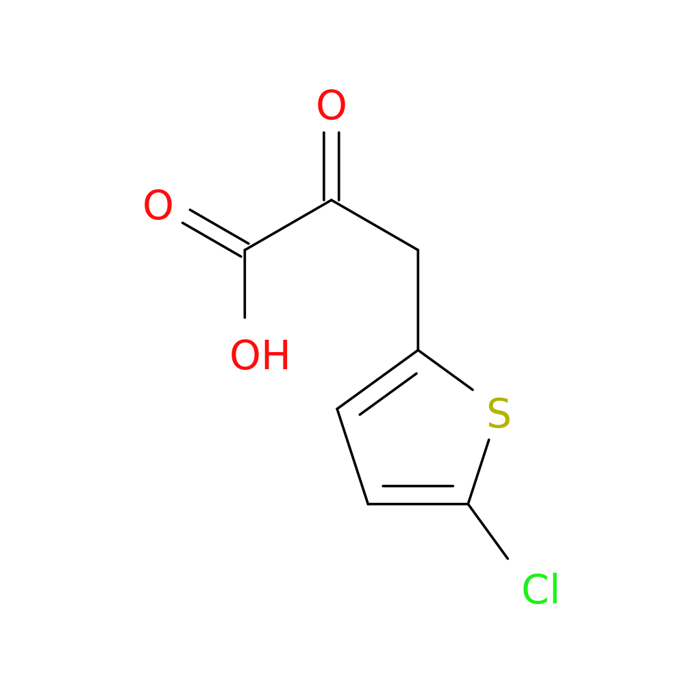 3-(5-chlorothiophen-2-yl)-2-oxopropanoic acid