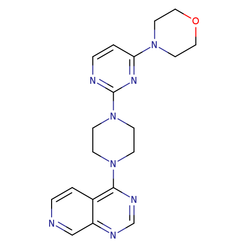 4-[2-(4-{pyrido[3,4-d]pyrimidin-4-yl}piperazin-1-yl)pyrimidin-4-yl]morpholine