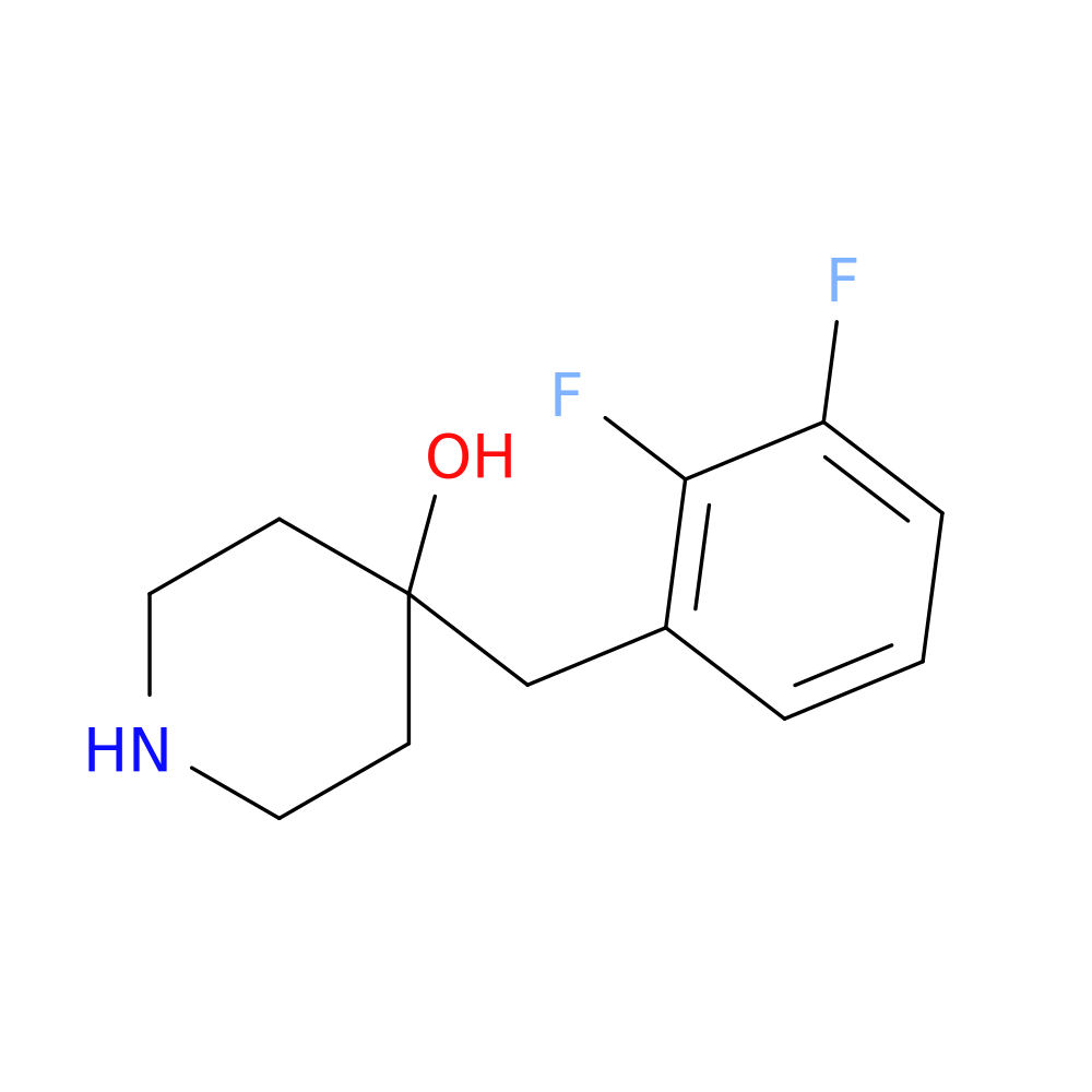 4-[(2,3-difluorophenyl)methyl]piperidin-4-ol