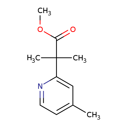 methyl 2-methyl-2-(4-methylpyridin-2-yl)propanoate