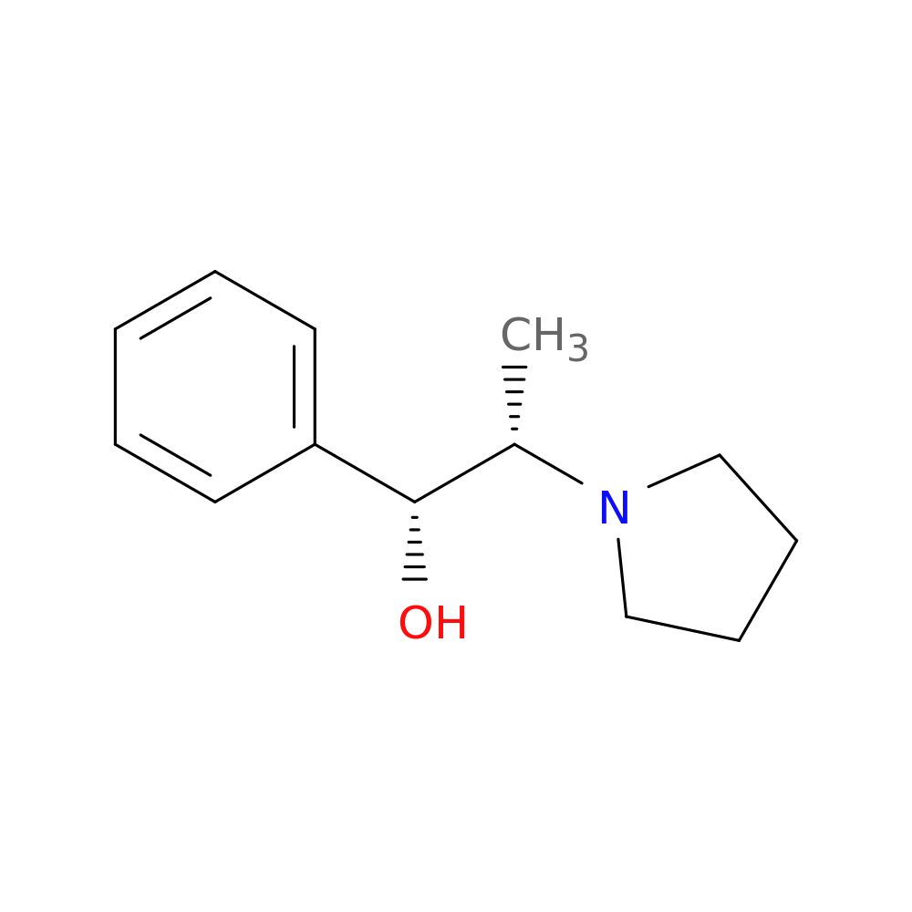 (1R,2S)-1-Phenyl-2-(1-pyrrolidinyl)-1-propanol