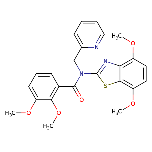 N-(4,7-dimethoxy-1,3-benzothiazol-2-yl)-2,3-dimethoxy-N-[(pyridin-2-yl)methyl]benzamide