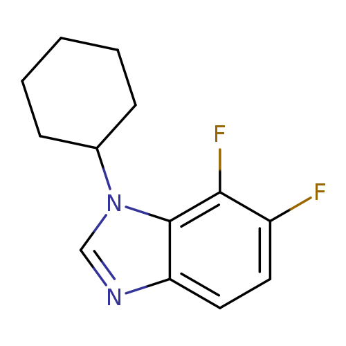 1-Cyclohexyl-6,7-difluoro-1,3-benzodiazole