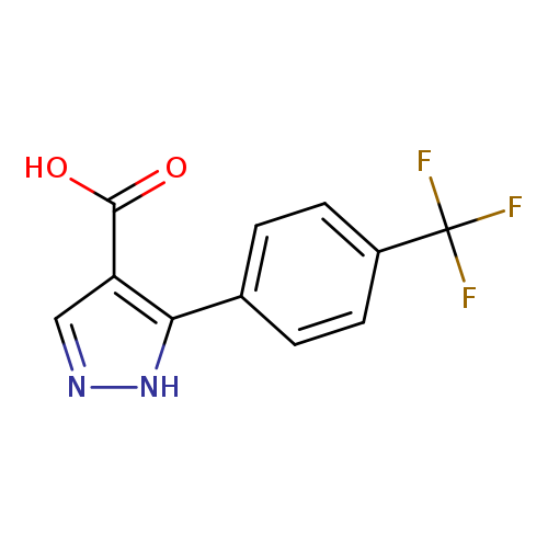 5-[4-(trifluoromethyl)phenyl]-1H-pyrazole-4-carboxylic acid