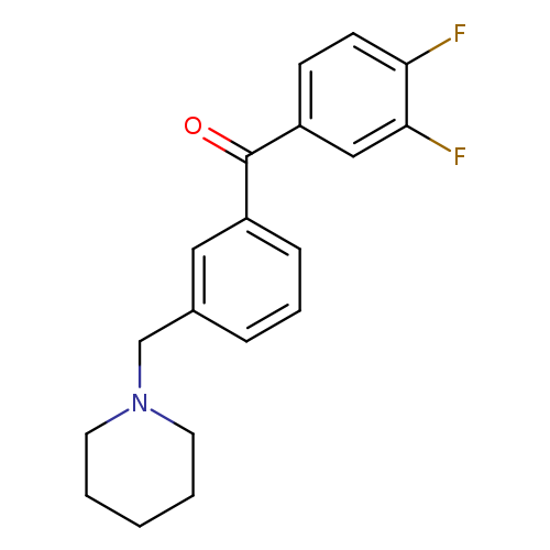 3,4-Difluoro-3'-piperidinomethyl benzophenone