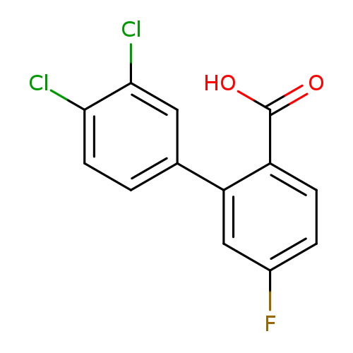 2-(3,4-Dichlorophenyl)-4-fluorobenzoic acid