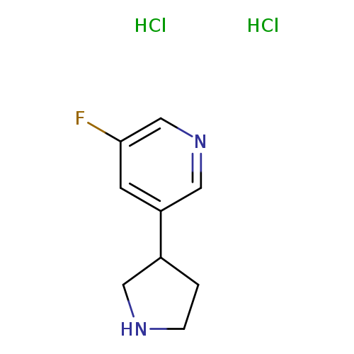 3-fluoro-5-(pyrrolidin-3-yl)pyridine dihydrochloride