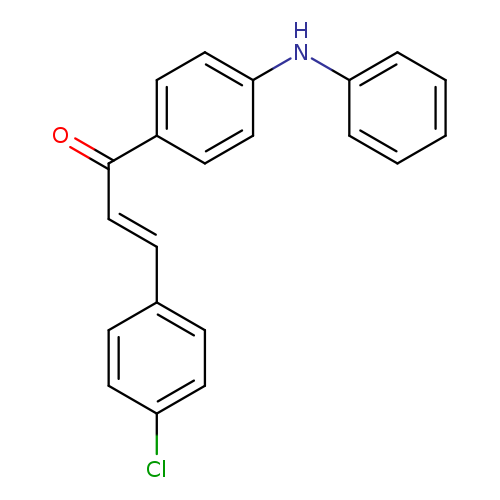 (2E)-3-(4-chlorophenyl)-1-[4-(phenylamino)phenyl]prop-2-en-1-one