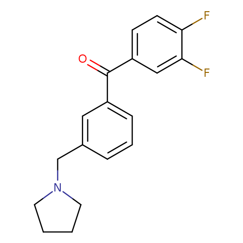 3,4-Difluoro-3'-pyrrolidinomethyl benzophenone