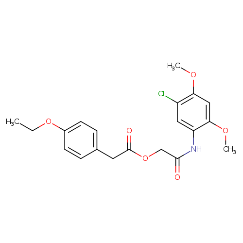 [(5-chloro-2,4-dimethoxyphenyl)carbamoyl]methyl 2-(4-ethoxyphenyl)acetate