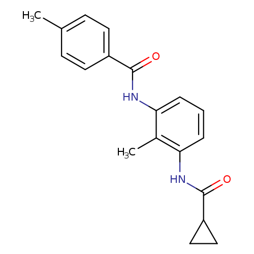 N-{3-[(cyclopropylcarbonyl)amino]-2-methylphenyl}-4-methylbenzamide