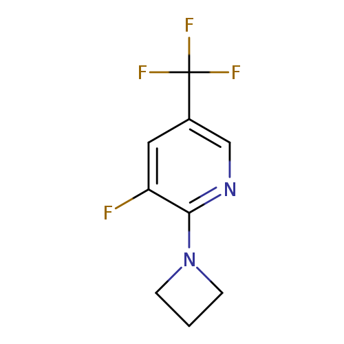 2-(azetidin-1-yl)-3-fluoro-5-(trifluoromethyl)pyridine