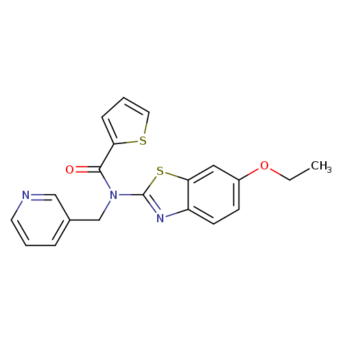 N-(6-ethoxy-1,3-benzothiazol-2-yl)-N-[(pyridin-3-yl)methyl]thiophene-2-carboxamide