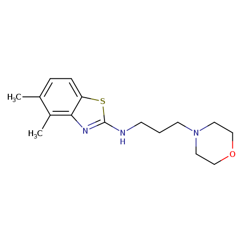 4,5-dimethyl-N-[3-(morpholin-4-yl)propyl]-1,3-benzothiazol-2-amine