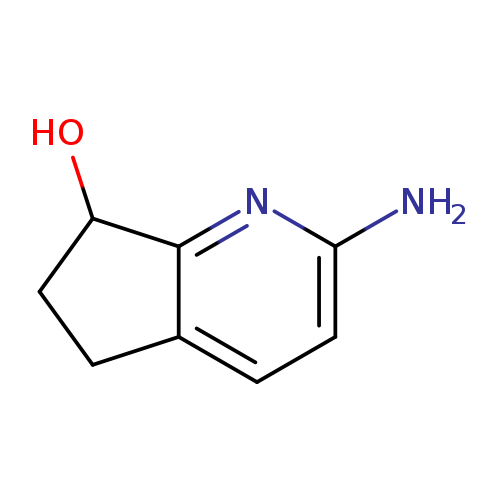 2-amino-5H,6H,7H-cyclopenta[b]pyridin-7-ol