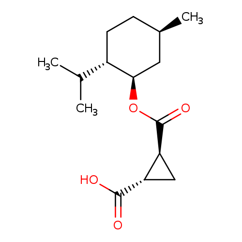 (1S,2S)-2-(((1R,2S,5R)-2-isopropyl-5-methylcyclohexyloxy)carbonyl)cyclopropanecarboxylic acid