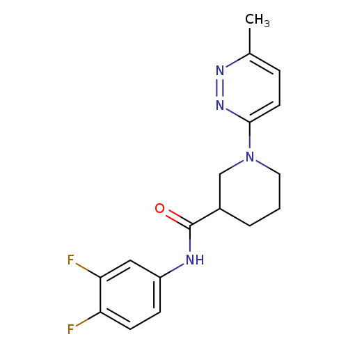 N-(3,4-difluorophenyl)-1-(6-methylpyridazin-3-yl)piperidine-3-carboxamide
