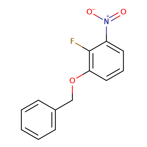 2-fluoro-1-nitro-3-phenylmethoxybenzene