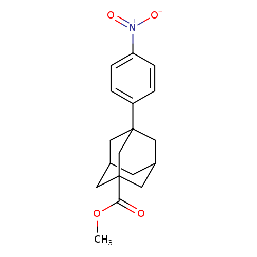 methyl 3-(4-nitrophenyl)adamantane-1-carboxylate