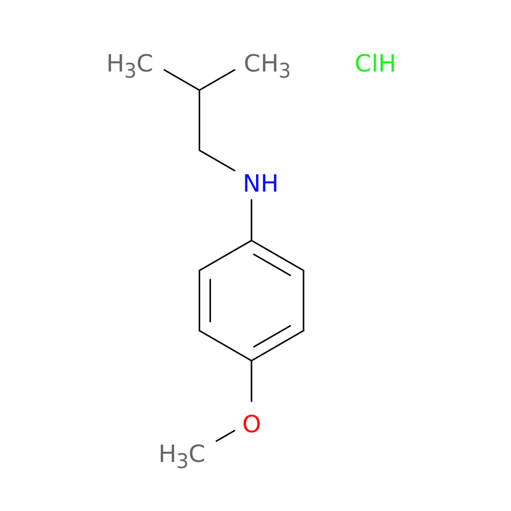 4-Methoxy-N-(2-methylpropyl)aniline hydrochloride
