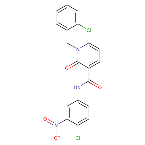 N-(4-chloro-3-nitrophenyl)-1-[(2-chlorophenyl)methyl]-2-oxo-1,2-dihydropyridine-3-carboxamide