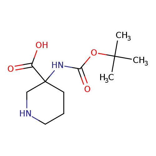 3-(tert-butoxycarbonylamino)piperidine-3-carboxylic acid