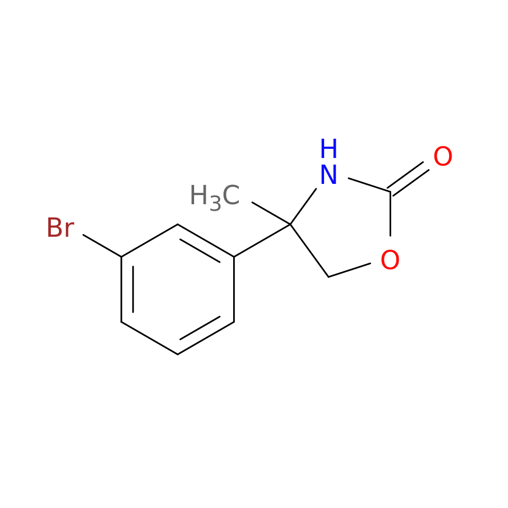 4-(3-bromophenyl)-4-methyl-1,3-oxazolidin-2-one