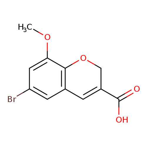 6-Bromo-8-methoxy-2H-chromene-3-carboxylic acid