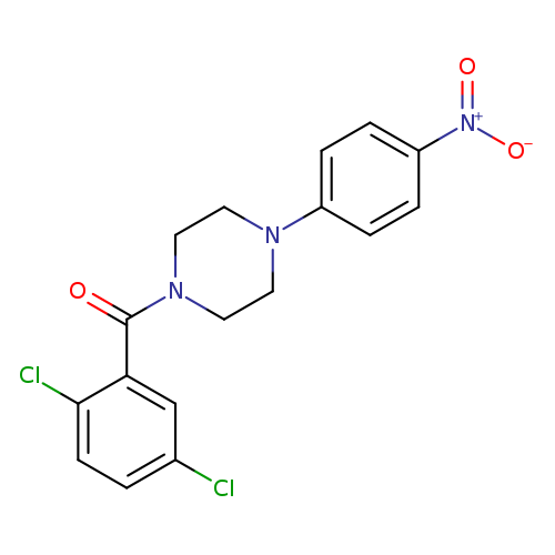 1-(2,5-dichlorobenzoyl)-4-{4-nitrophenyl}piperazine