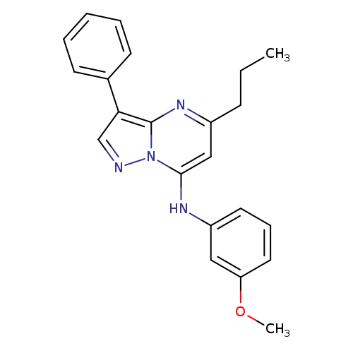 N-(3-methoxyphenyl)-3-phenyl-5-propylpyrazolo[1,5-a]pyrimidin-7-amine