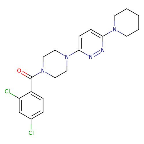 3-[4-(2,4-dichlorobenzoyl)piperazin-1-yl]-6-(piperidin-1-yl)pyridazine