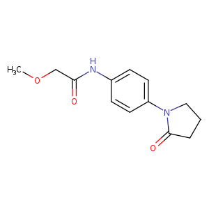 2-methoxy-N-[4-(2-oxopyrrolidin-1-yl)phenyl]acetamide