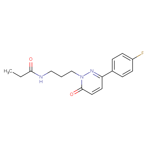 N-{3-[3-(4-fluorophenyl)-6-oxo-1,6-dihydropyridazin-1-yl]propyl}propanamide