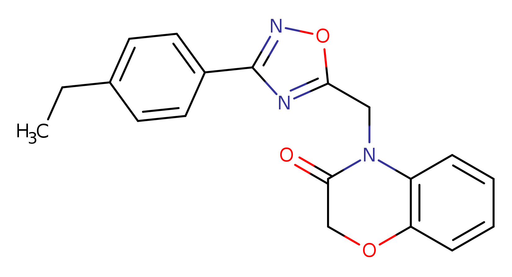 4-{[3-(4-ethylphenyl)-1,2,4-oxadiazol-5-yl]methyl}-3,4-dihydro-2H-1,4-benzoxazin-3-one