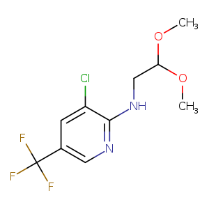 3-chloro-N-(2,2-dimethoxyethyl)-5-(trifluoromethyl)pyridin-2-amine